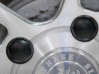 17mm Head Wheel Bolt Caps-Black-Priced Each