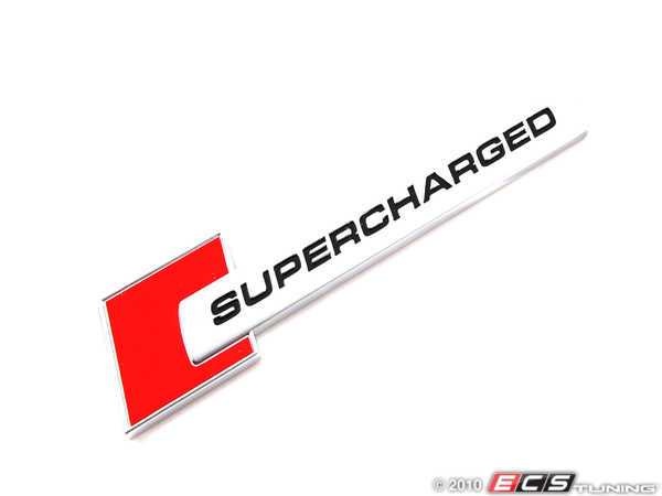 Anyone need an Audi Supercharged Logo I've got a sweet deal for you