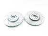 Schwaben Slotted/Cross-Drilled Rotor - 12.3 (312x25) - Pair, Zinc Plated