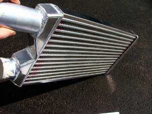 Front Mount Intercooler - Black Hoses