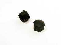 17mm Head Wheel Bolt Caps (Black) - Priced Each