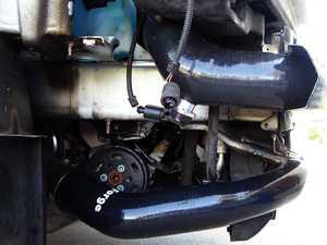 Front Mount Intercooler - Black Hoses