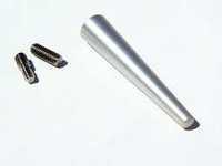 ECS Billet Aluminum Antenna - Silver