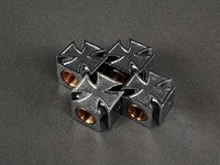 Iron Cross Valve Stem Caps-Chrome