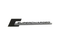 Genuine Volkswagen Audi Carbon Fiber Supercharged Badge