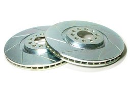 ECS Slotted Rotor - 12.3 (312x25) - Pair, Zinc Plated