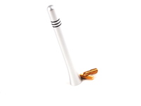 Silver Billet Aluminum Antenna - 89mm