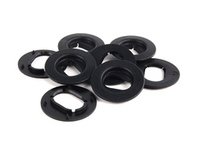 Genuine Volkswagen Audi Oval Floor Mat Securing Hardware Set - Black