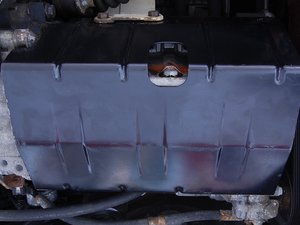 Oil Pan Skid Plate - Metal