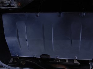 Oil Pan Skid Plate - Metal