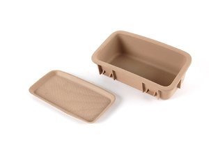 Arm Rest Delete Kit With Rubber Storage Insert - Light Beige