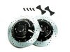 ECS Stage I Upgrade Kit, Slotted/Cross-drilled  Zinc Plated Rotors-Rear