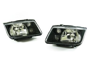 Mk4 VW Jetta Blackout / Smoked European Spec Headlights W/ Fogs
