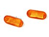 Genuine Volkswagen Audi Amber Side Marker Light Kit