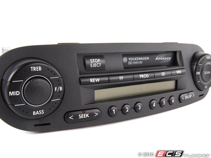  ECS Tuning OEM New Beetle AM/FM Cassette Radio